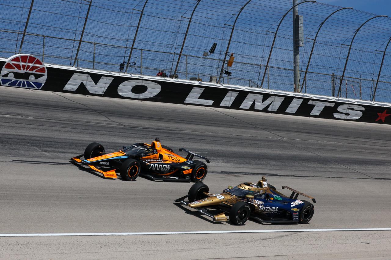Pato O'Ward and Conor Daly - PPG 375 at Texas Motor Speedway - By: Chris Owens -- Photo by: Chris Owens